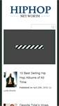 Mobile Screenshot of hiphop-networth.com